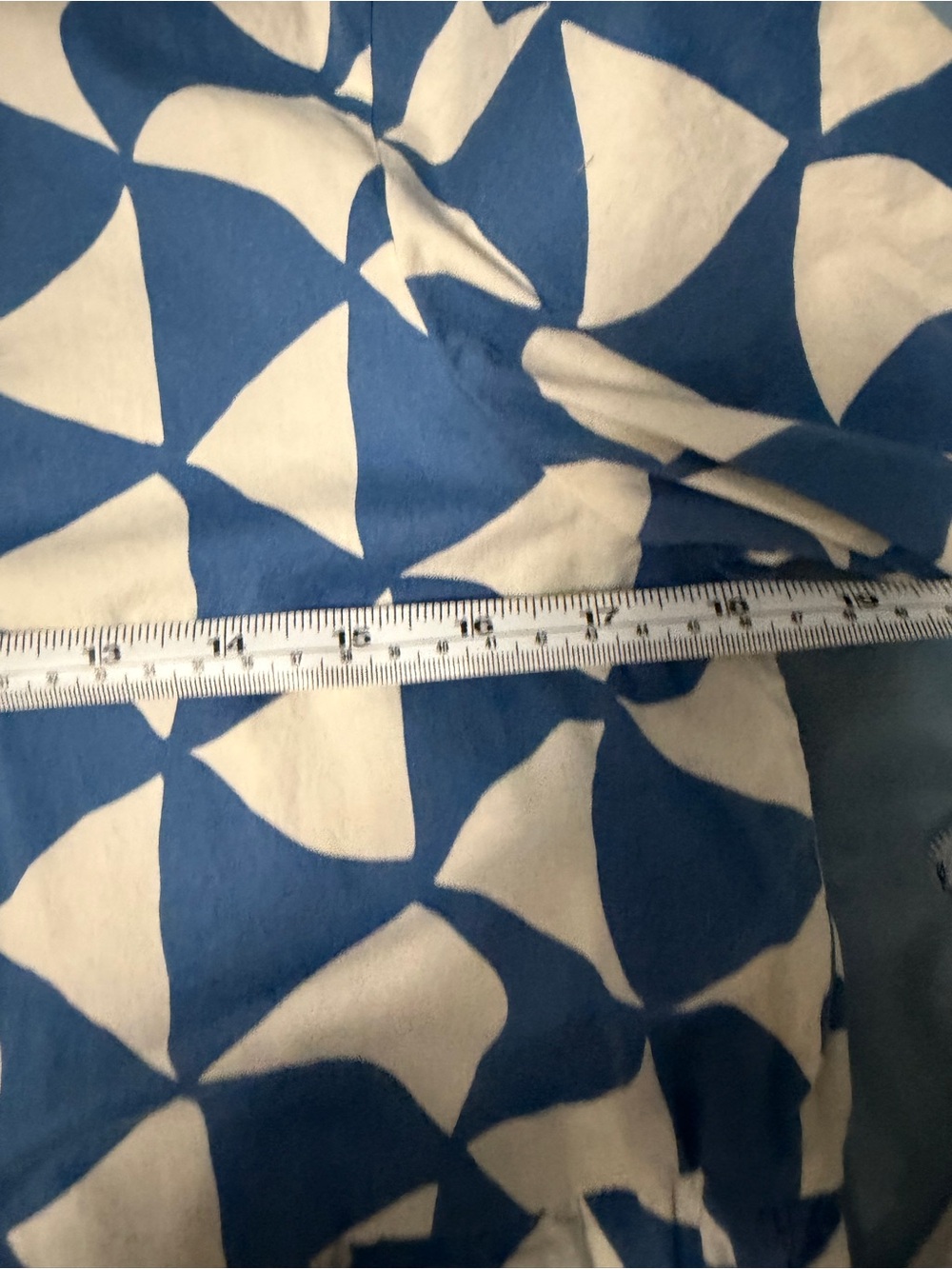 Rachel Zoe Blue & White Geometric Dress - Picture 6 of 6